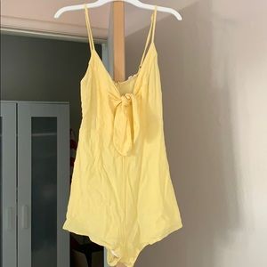 Yellow summer romper